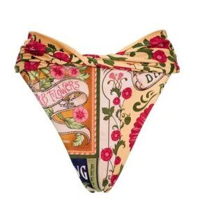 New With Tag Agua Bendita Harvest Lily Bikini Bottom Size Medium